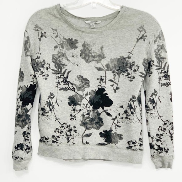 American Eagle Outfitters Tops - *SOLD* American Eagle Womens Small Sweatshirt Gray Floral